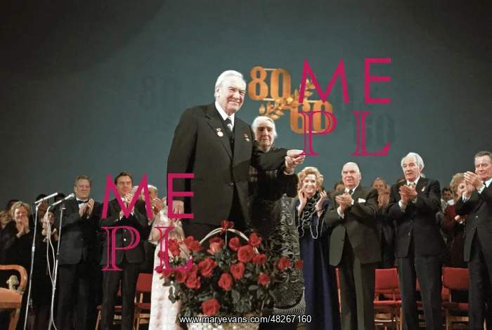 : Mikhail Tsaryov marks 80th birthday, 1983 : Mikhail Tsaryov marks 80th birthday, 1983