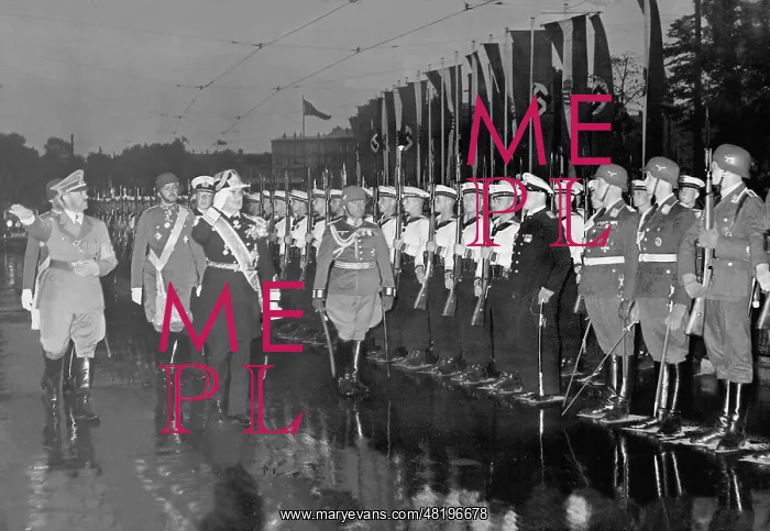 : Miklos Horthy with Adolf Hitler, 1938 : Miklos Horthy with Adolf Hitler, 1938