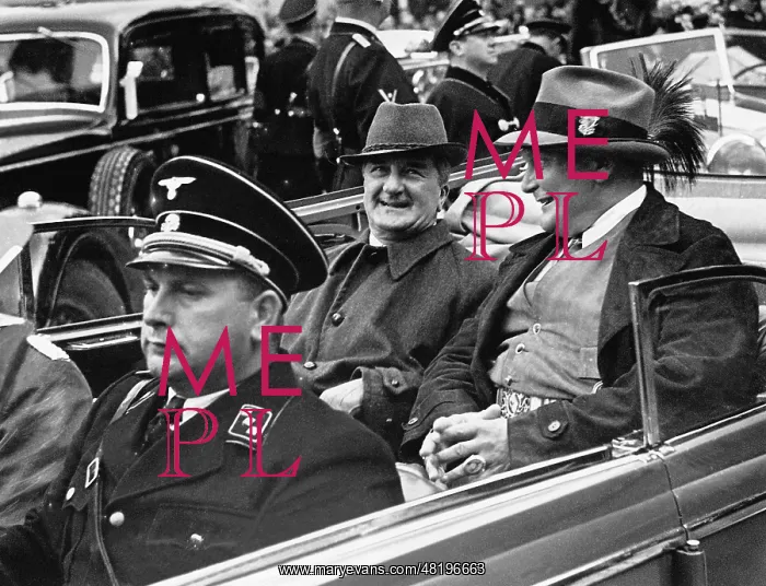 : Miklos Horthy with Hermann Goering, 1938 : Miklos Horthy with Hermann Goering, 1938