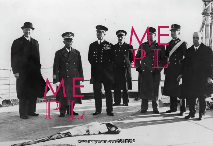 : Miklus Horthy and Benito Mussolini : Miklus Horthy and Benito Mussolini