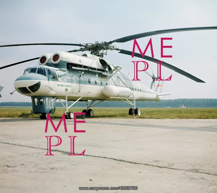 : Mil Mi-10K helicopter, 1971 : Mil Mi-10K helicopter, 1971