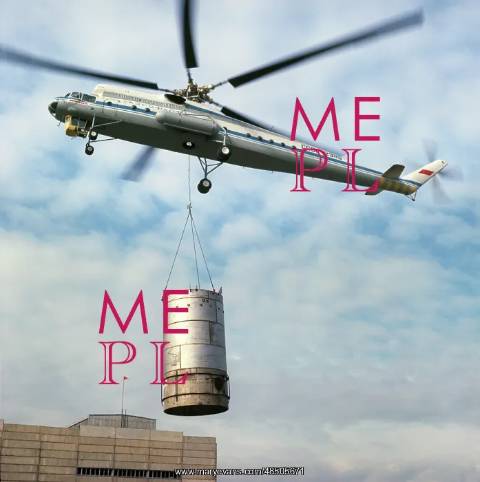 : Mil Mi-10K helicopter, 1973 : Mil Mi-10K helicopter, 1973