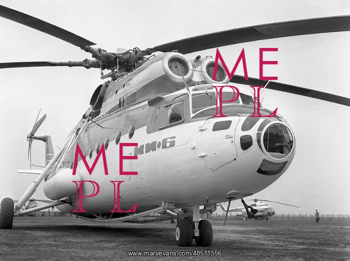 : Mil Mi-6 helicopter, 1967 : Mil Mi-6 helicopter, 1967
