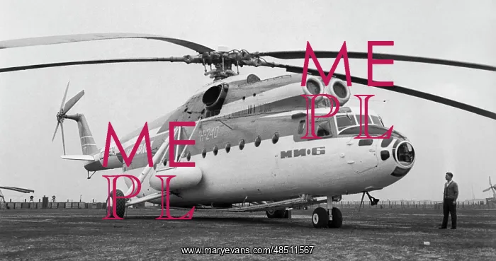 : Mil Mi-6 helicopter, 1967 : Mil Mi-6 helicopter, 1967
