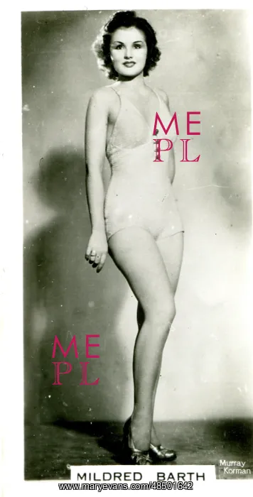  : Mildred Barth, actress