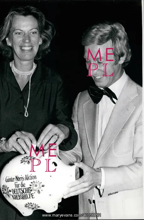 : Mildred Scheel and Gunter Noris, charity performance : Mildred Scheel and Gunter Noris, charity performance