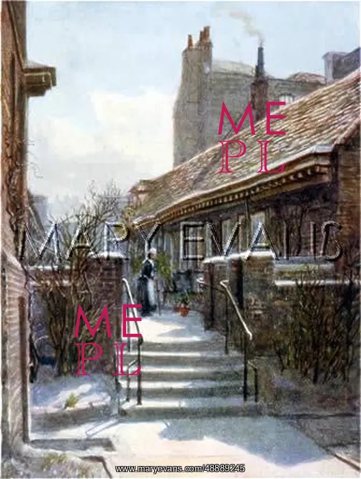 : MILE END / ALMSHOUSES 1892 : MILE END / ALMSHOUSES 1892