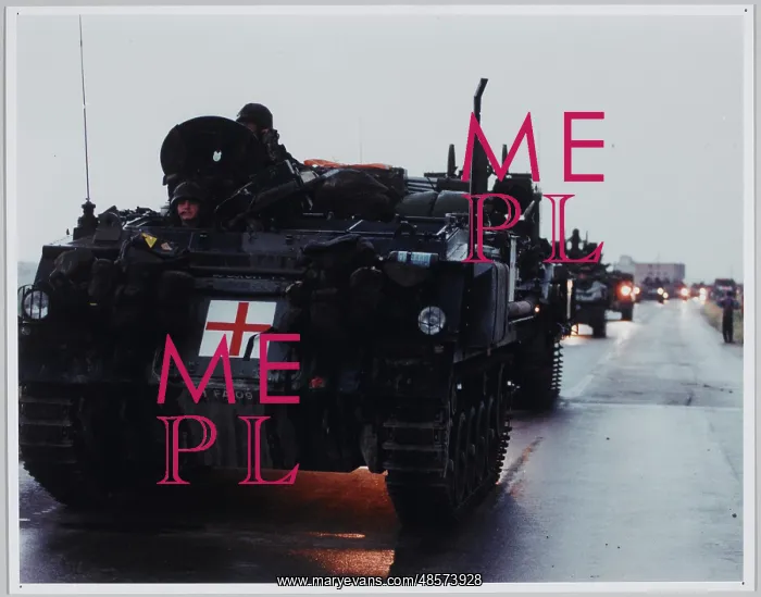 : A mile-long KFOR invasion column stretching from the border : A mile-long KFOR invasion column stretching from the border