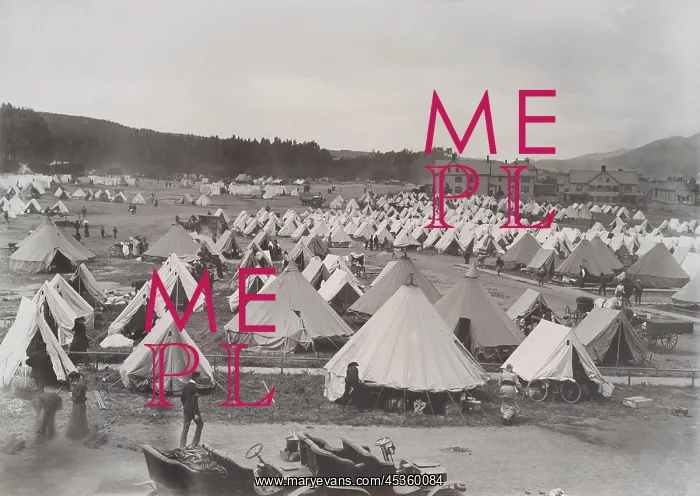  : Military Camp on the April 22, 1906, four days after