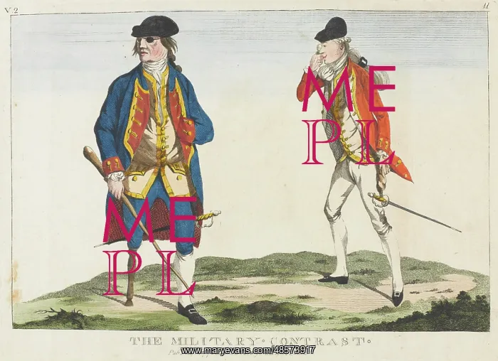 : The Military Contrast, 1773 : The Military Contrast, 1773