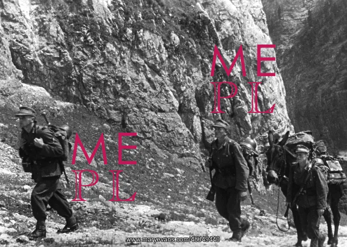 : Military exercise in the high mountains, 1939 : Military exercise in the high mountains, 1939