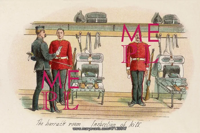 : Military inspection of kit : Military inspection of kit