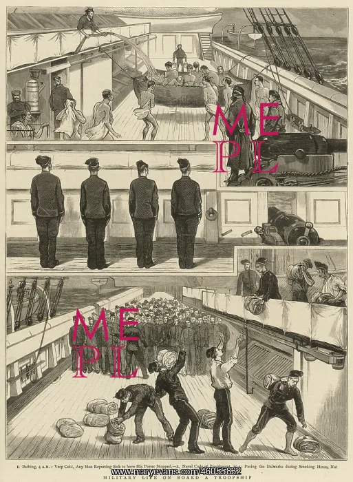 : Military Life on board a Troopship : Military Life on board a Troopship
