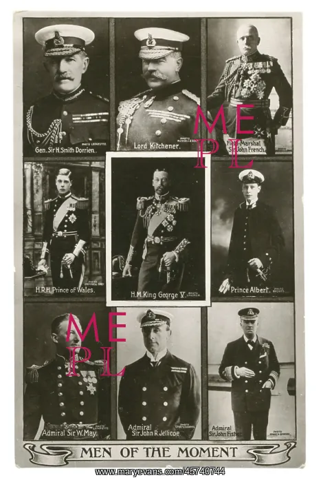 : Nine military and naval Men of the Moment : Nine military and naval Men of the Moment