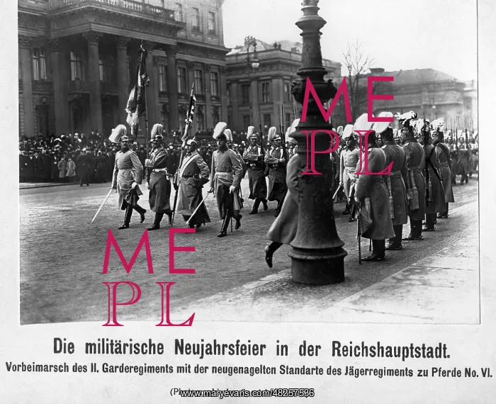 : Military New Year celebration in Berlin, 1911 : Military New Year celebration in Berlin, 1911