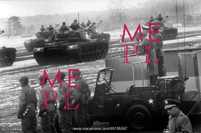 : Military parade of the US Army in Hanau : Military parade of the US Army in Hanau
