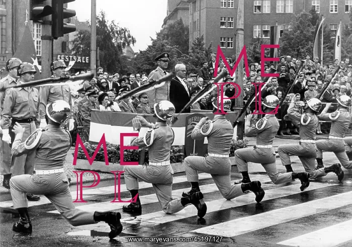  : Military parade in Berlin Schoneberg