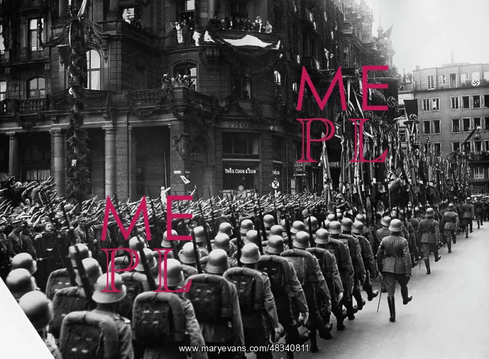 : Military parade in Cologne, 1936 : Military parade in Cologne, 1936