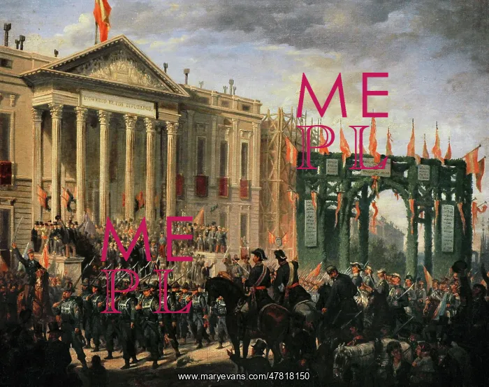 : Military parade in front of the Congress of the Deputies : Military parade in front of the Congress of the Deputies