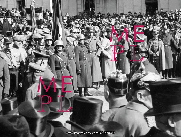 : Military parade on the Day of Potsdam, 1933 : Military parade on the Day of Potsdam, 1933