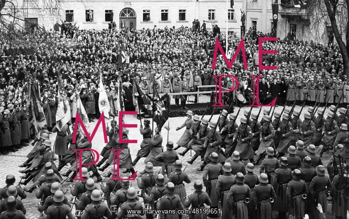 : Military parade on the Day of Potsdam, 1933 : Military parade on the Day of Potsdam, 1933