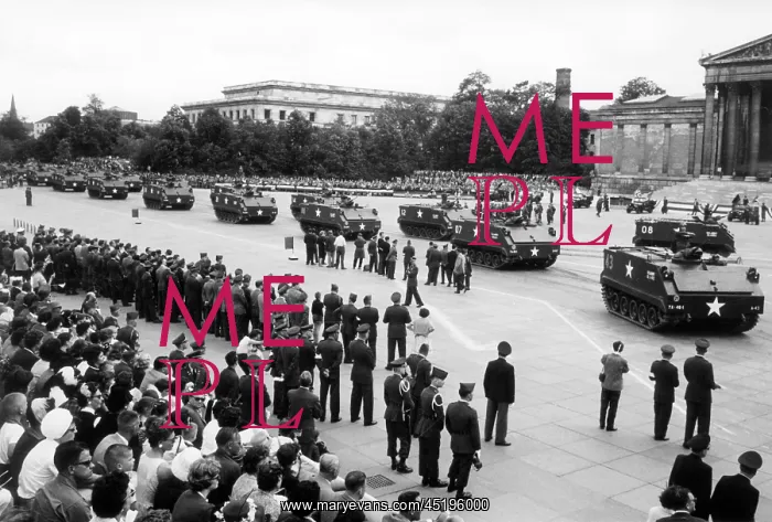 : US military parade in Munich : US military parade in Munich