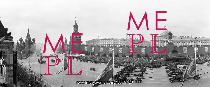: Military parade in Red Square, 1985 : Military parade in Red Square, 1985