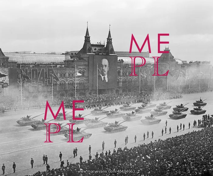: Military parade in Red Square, 1985 : Military parade in Red Square, 1985