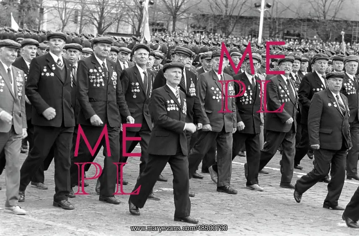 : Military parade in Red Square, 1985 : Military parade in Red Square, 1985