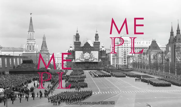 : Military parade in Red Square, 1985 : Military parade in Red Square, 1985