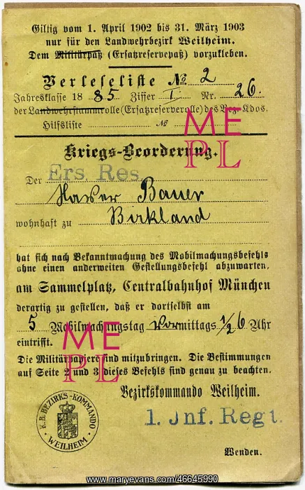 : Military pass : Military pass