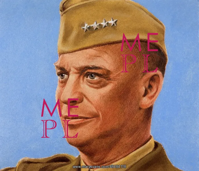 : Military portrait of Dwight D. Eisenhower : Military portrait of Dwight D. Eisenhower