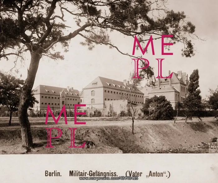 : Military prison Berlin, 1897 : Military prison Berlin, 1897