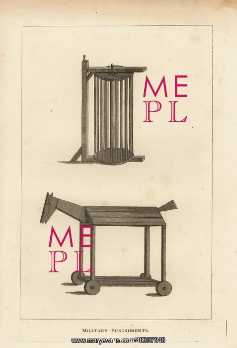 : Military punishments used by the British Army : Military punishments used by the British Army