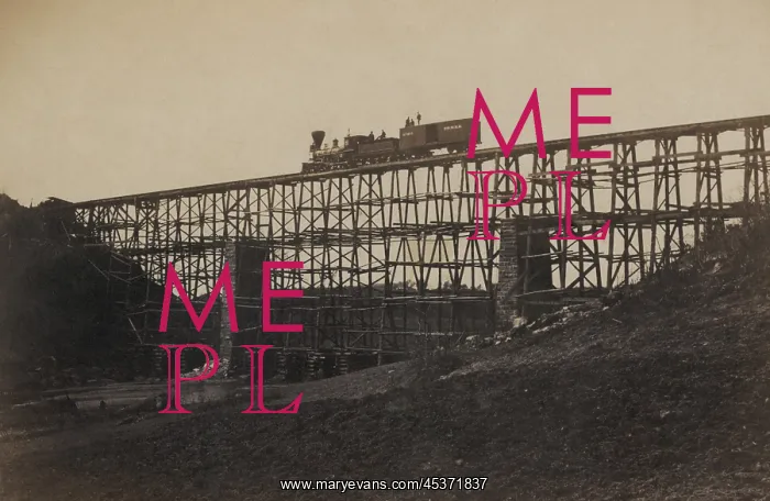 : This military railroad bridge across Potomac : This military railroad bridge across Potomac