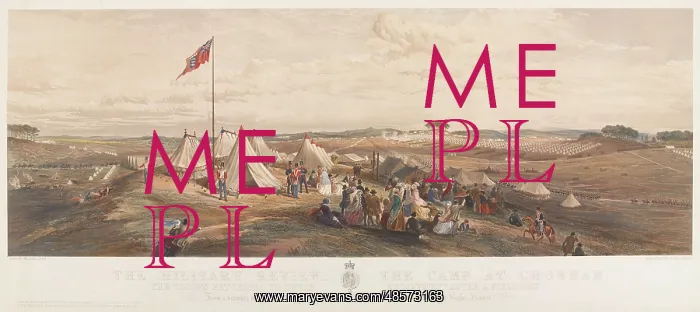 : The military review - the camp at Chobham : The military review - the camp at Chobham