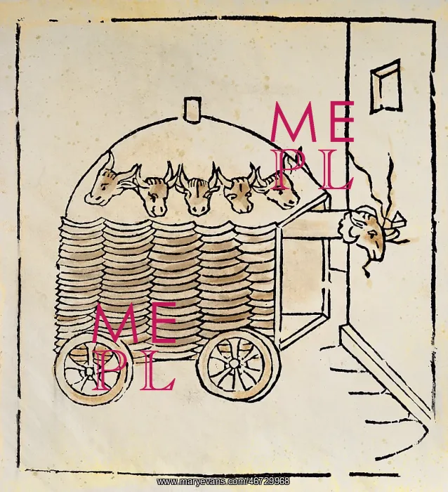 : military, siege machine, battering ram, coloured : military, siege machine, battering ram, coloured
