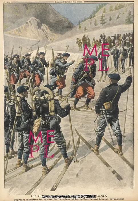  : MILITARY SKIERS / 1908