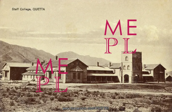: Military staff college, Quetta, Balochistan, British India : Military staff college, Quetta, Balochistan, British India