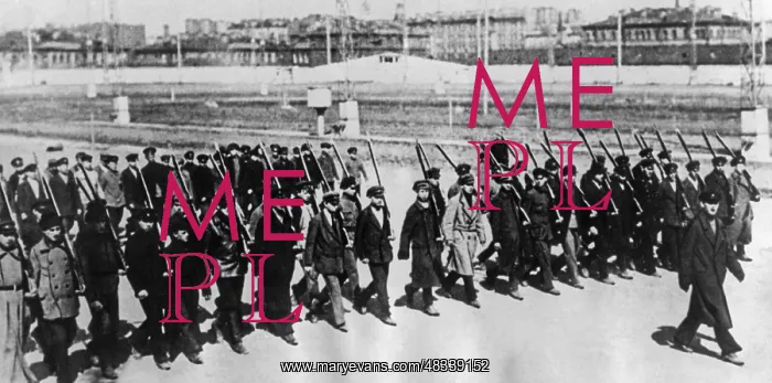 : Military training in Petrograd : Military training in Petrograd