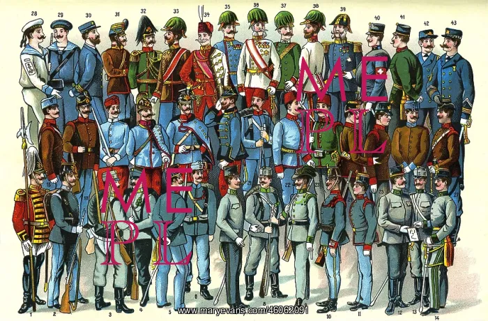 : military, uniforms, of the Austrian-Hungary army : military, uniforms, of the Austrian-Hungary army