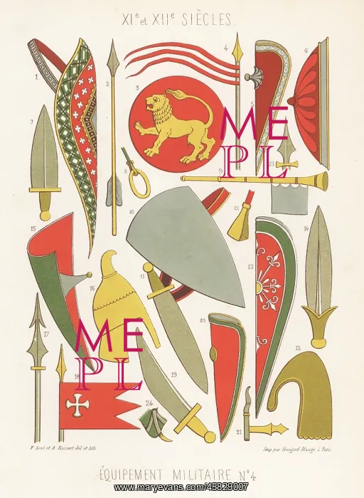 : Military weapons, 11th and 12th centuries : Military weapons, 11th and 12th centuries