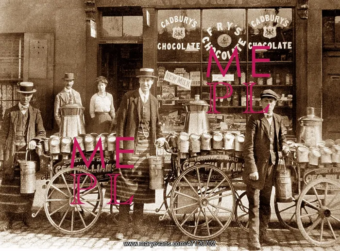  : Milk Delivery Men early 1900s