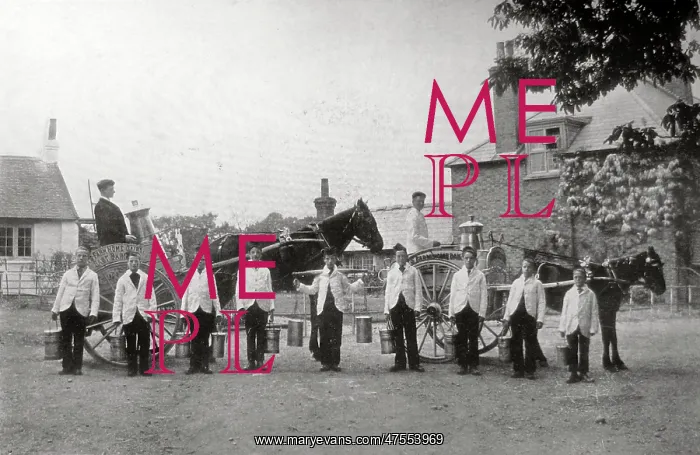 : Milk Round, Barnet Industrial School : Milk Round, Barnet Industrial School