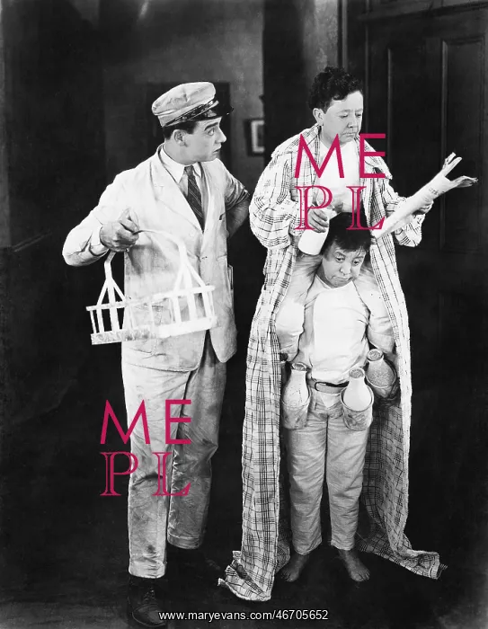 : Milkman and two dwarfs : Milkman and two dwarfs