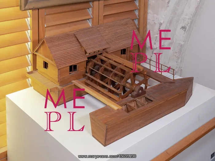 : Mill-boat model, Musee de la Marine de Loire : Mill-boat model, Musee de la Marine de Loire