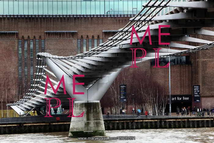 : Millenium Bridge, London, United Kingdom : Millenium Bridge, London, United Kingdom