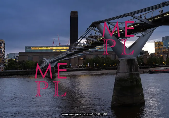 : Millennium Bridge, London, England, UK : Millennium Bridge, London, England, UK
