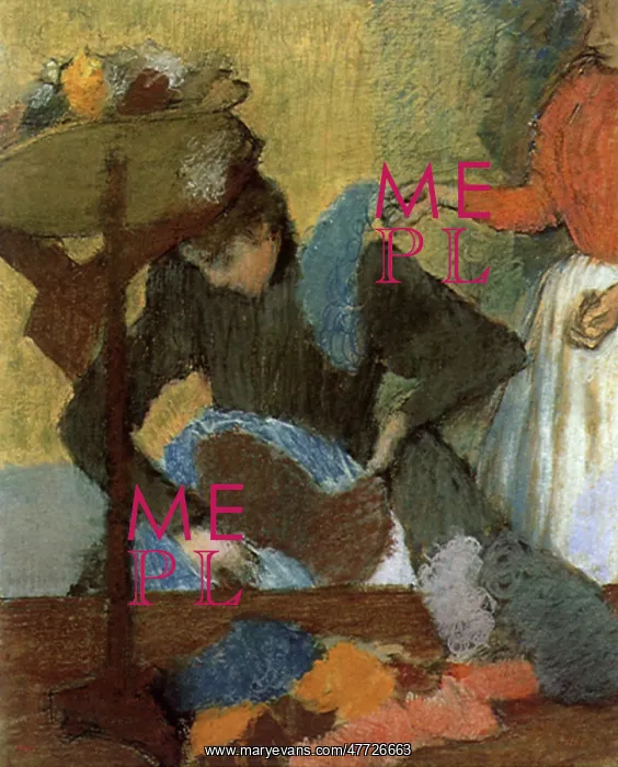: At the Milliner's, by Degas : At the Milliner's, by Degas