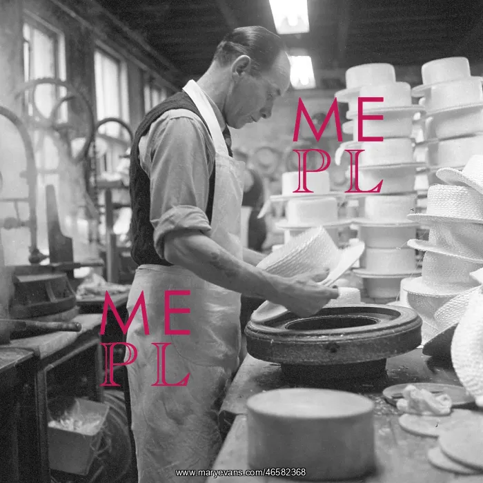 : Millinery, hat manufacturing, Luton : Millinery, hat manufacturing, Luton
